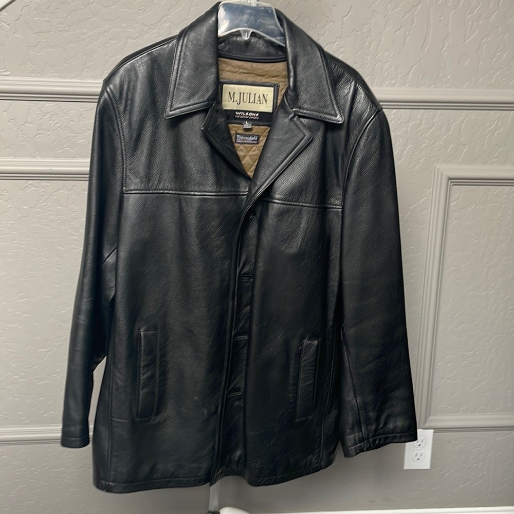 Vintage Wilsons M Julian Black Leather with Thinsulate Thermai insulation.